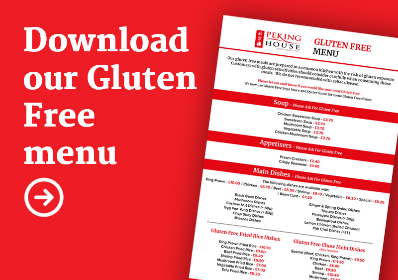 Gluten-free Menu